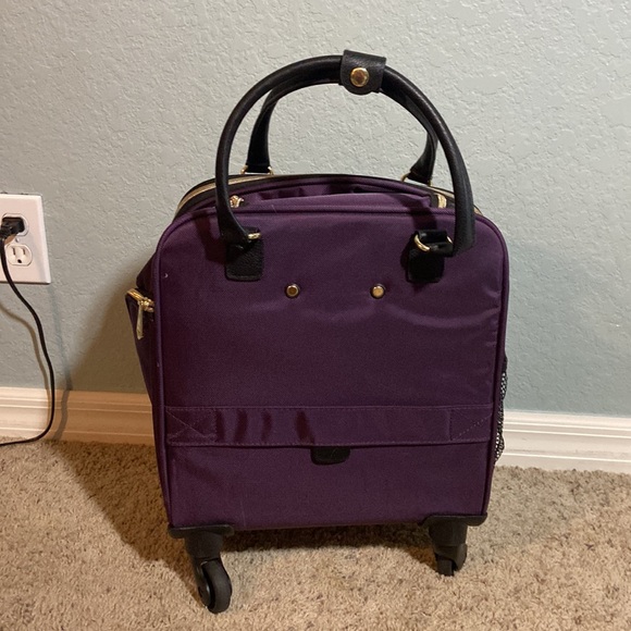 Like new Aimee kestenberg Florence 16” Twill 4-Wheel Underseat carry on - Picture 15 of 16